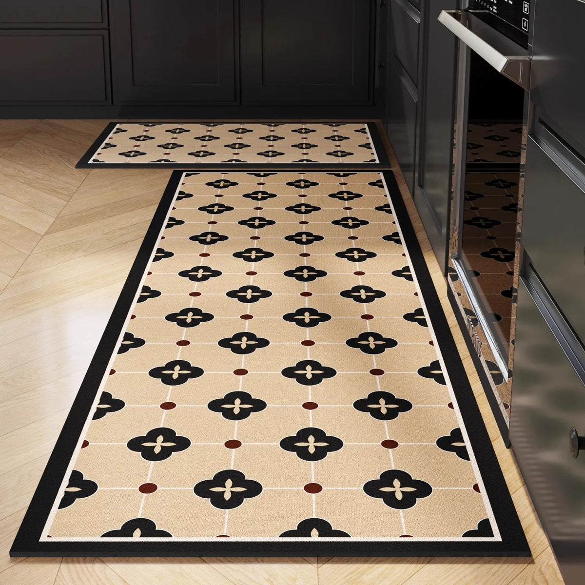 Kitchen Carpet Long Floor Mat Waterproof Rug Non-slip Carpets Pvc Leather Home Decoration Rugs Alfombra De Cocina
