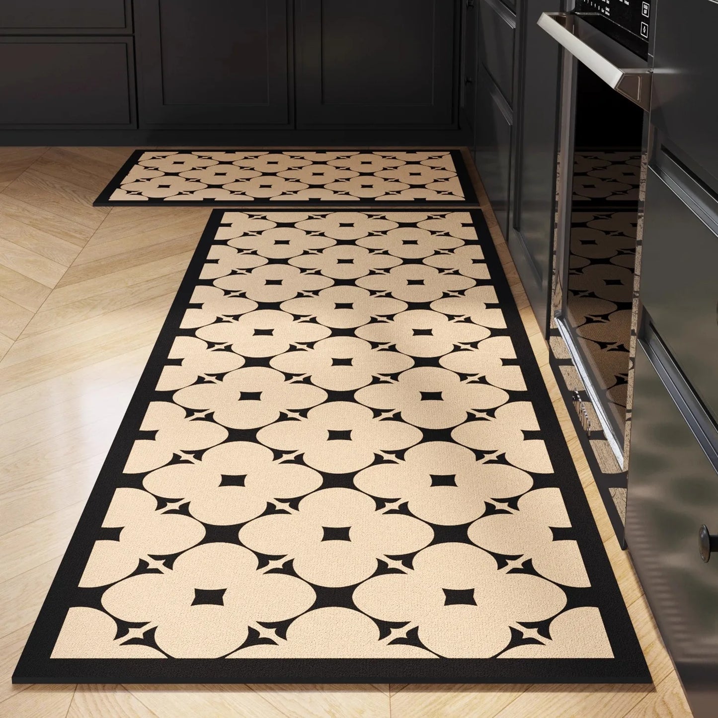 Kitchen Carpet Long Floor Mat Waterproof Rug Non-slip Carpets Pvc Leather Home Decoration Rugs Alfombra De Cocina