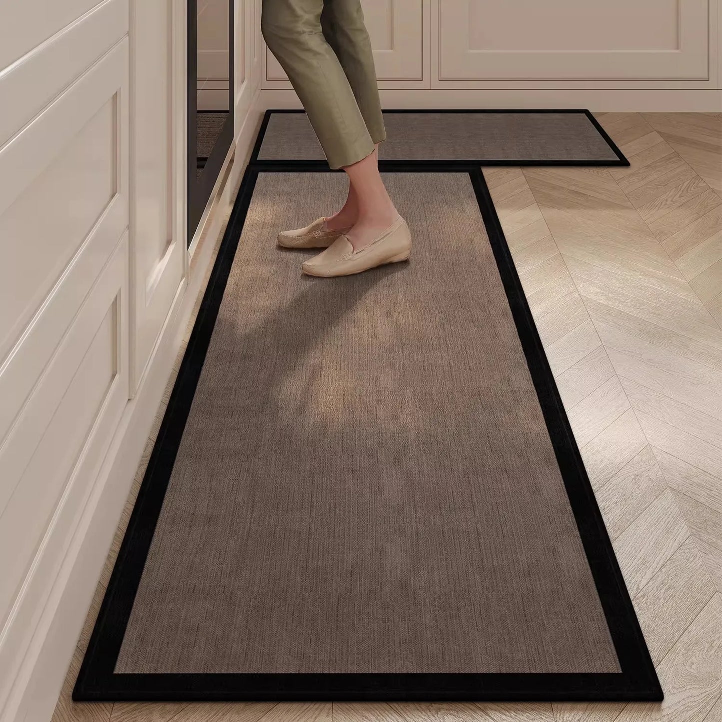 Carpet for Kitchen Floor Mat Absorbent Foot Mats Long Carpets Runner Rug Minimalist French Retro Style Home Decor Rugs