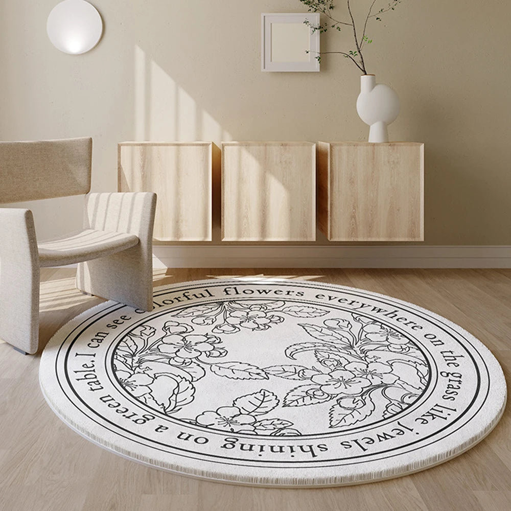Round Rugs Living Room Rug For Bedroom