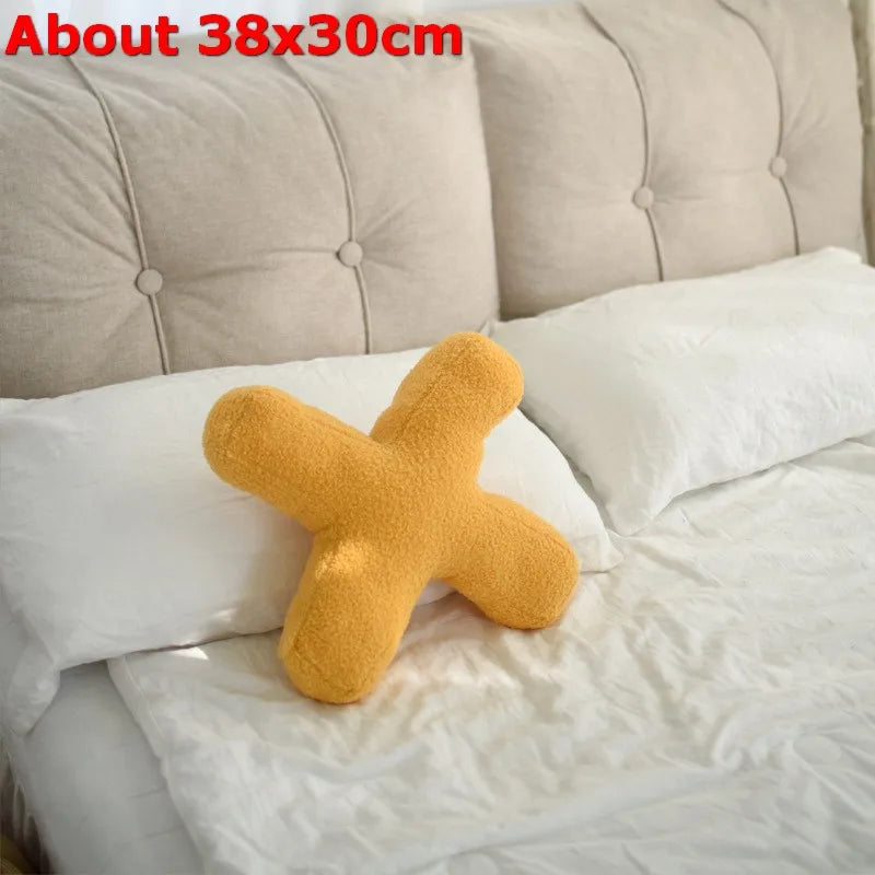 Ins 26 English Letters Plush Throw Pillow Soft Stuffed Kids Toys Dolls Sofa Cushion Room Decor Shooting Props for Children Gifts