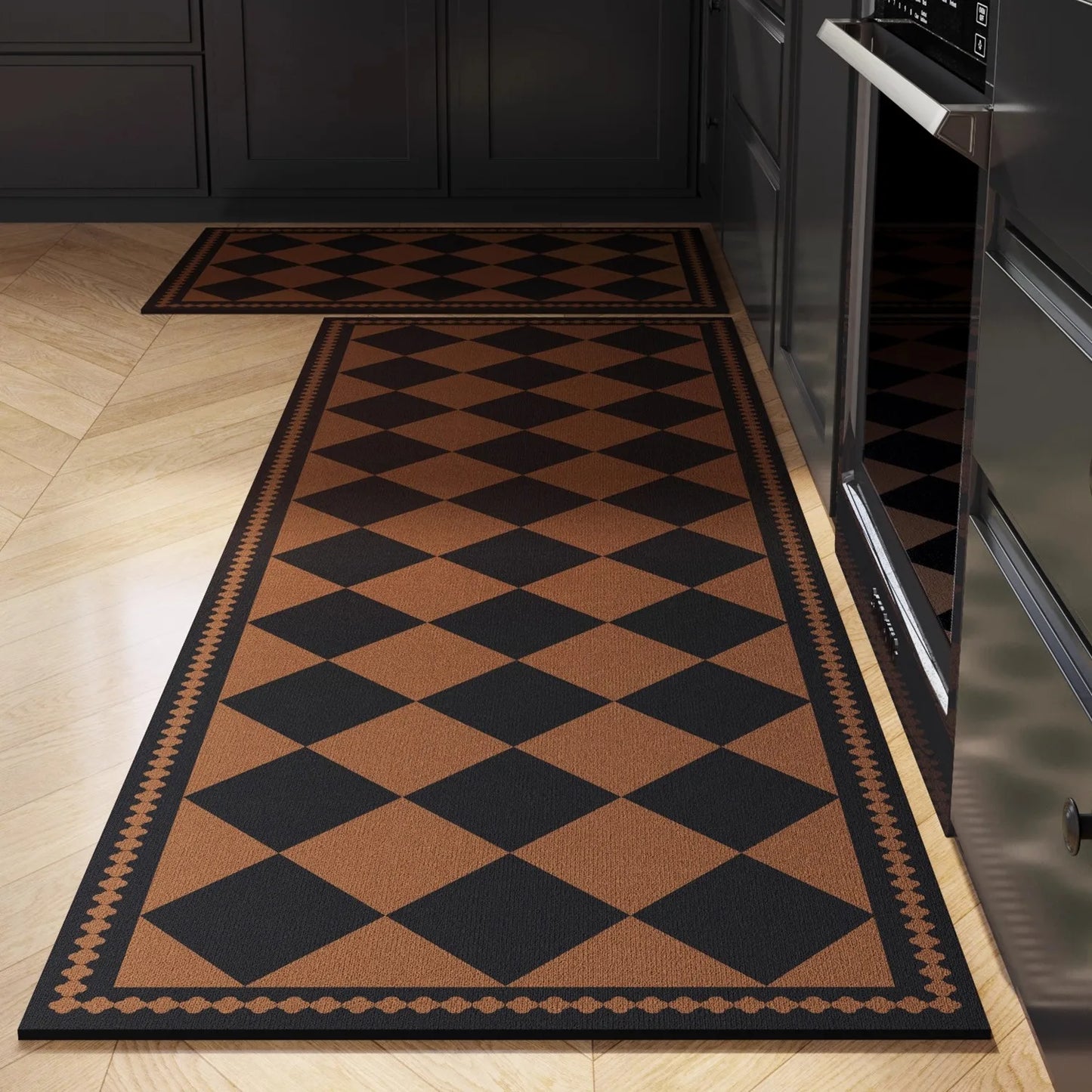 Kitchen Carpet Long Floor Mat Waterproof Rug Non-slip Carpets Pvc Leather Home Decoration Rugs Alfombra De Cocina