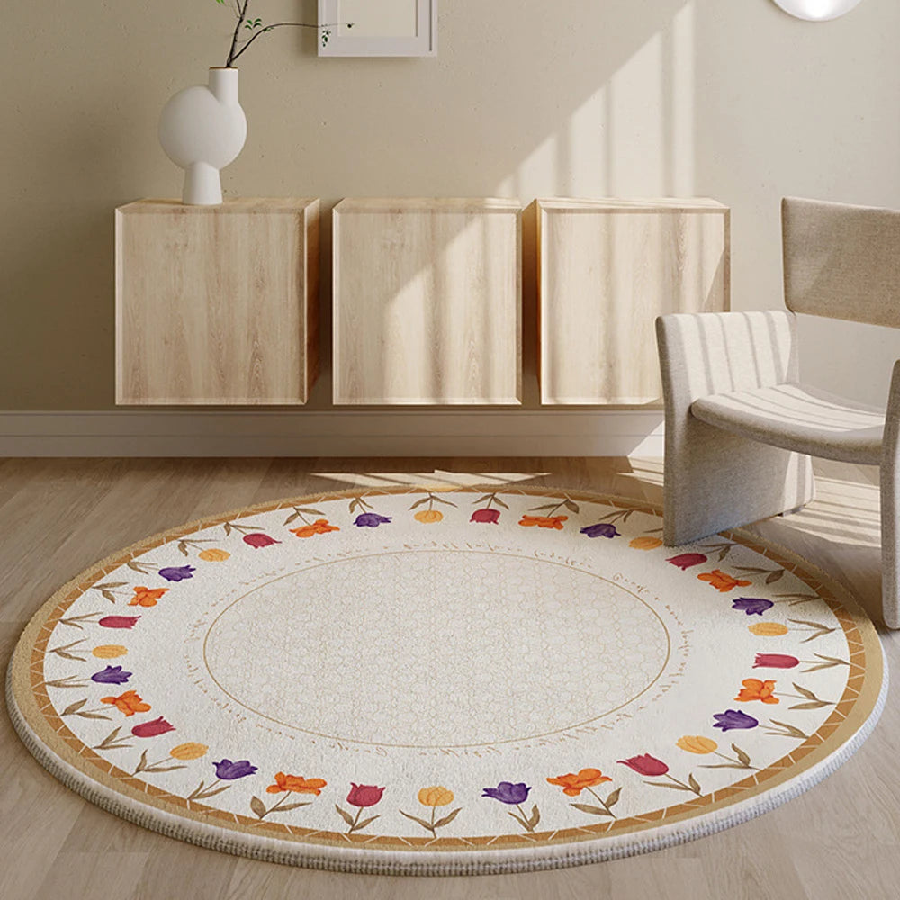 Round Rugs Living Room Rug For Bedroom