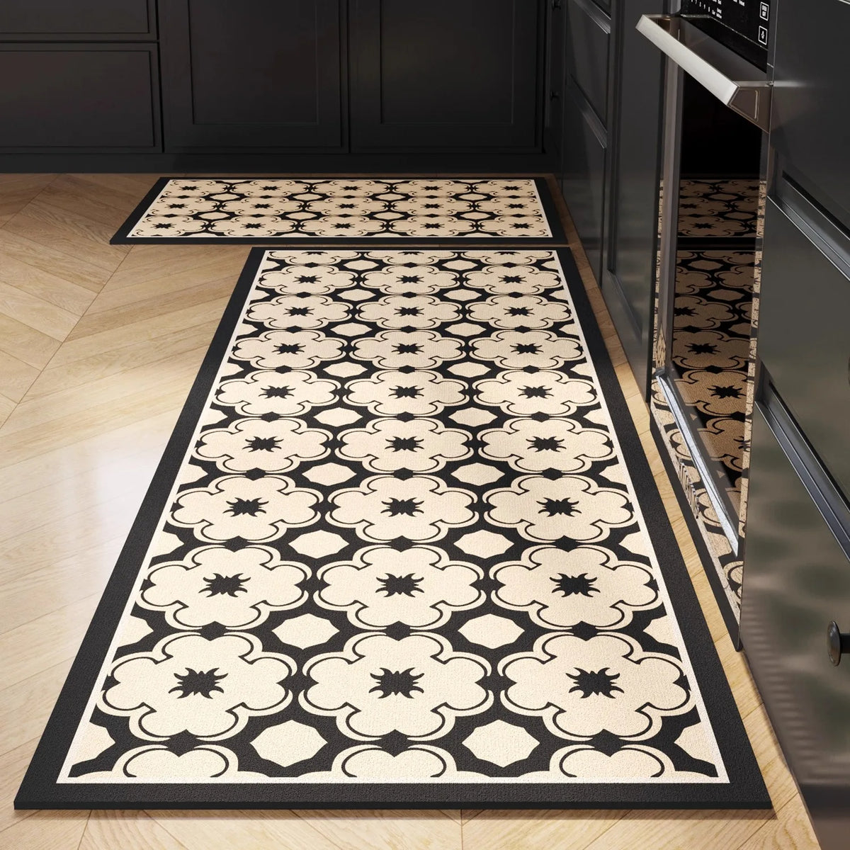 Kitchen Carpet Long Floor Mat Waterproof Rug Non-slip Carpets Pvc Leather Home Decoration Rugs Alfombra De Cocina