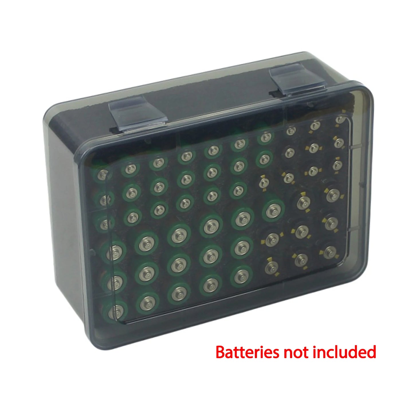 54 Slot Battery Storage Case Holds 24*AA + 30*AAA Batteries Storage Organizer, Battery Box, Home Drawer Organization Dispenser