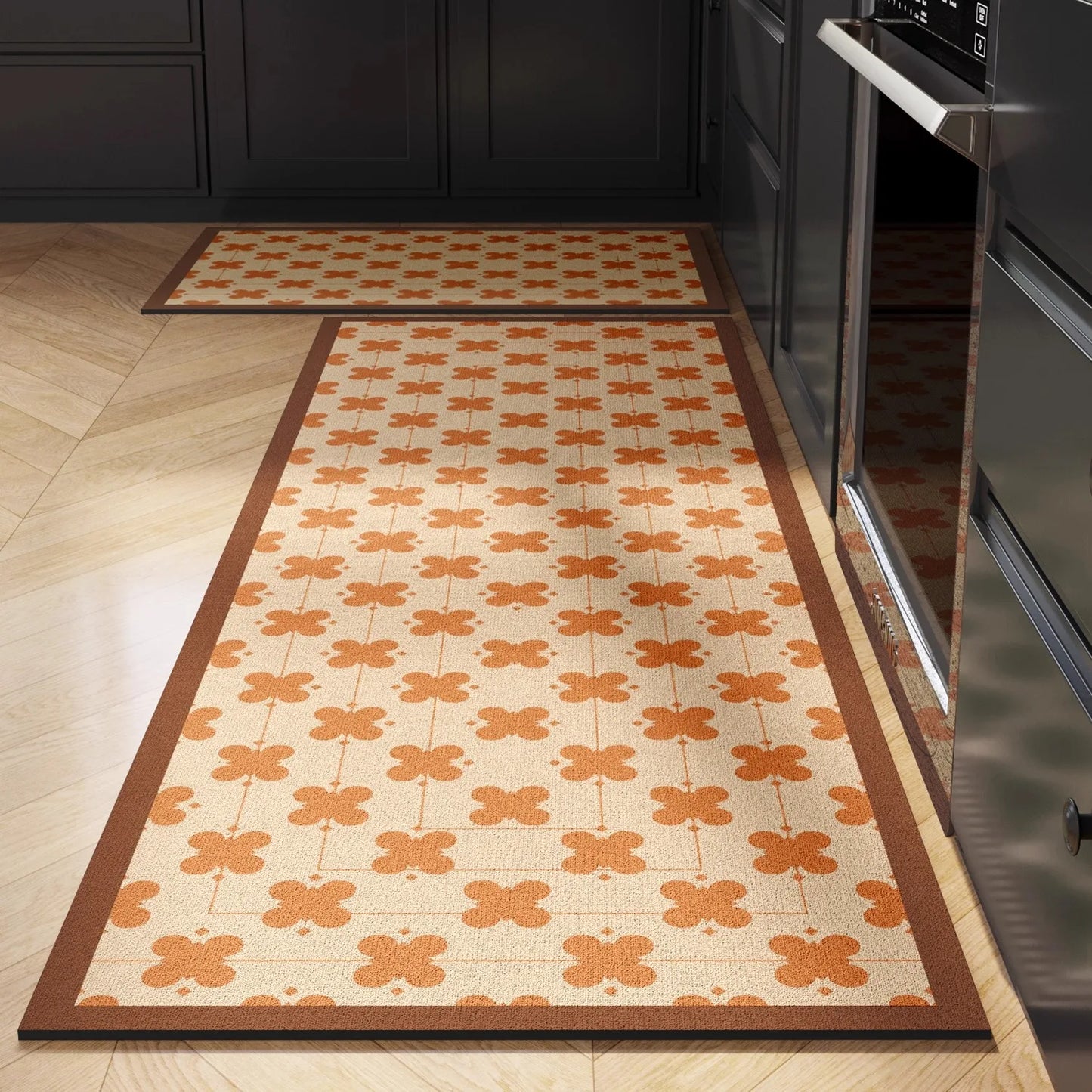 Kitchen Carpet Long Floor Mat Waterproof Rug Non-slip Carpets Pvc Leather Home Decoration Rugs Alfombra De Cocina
