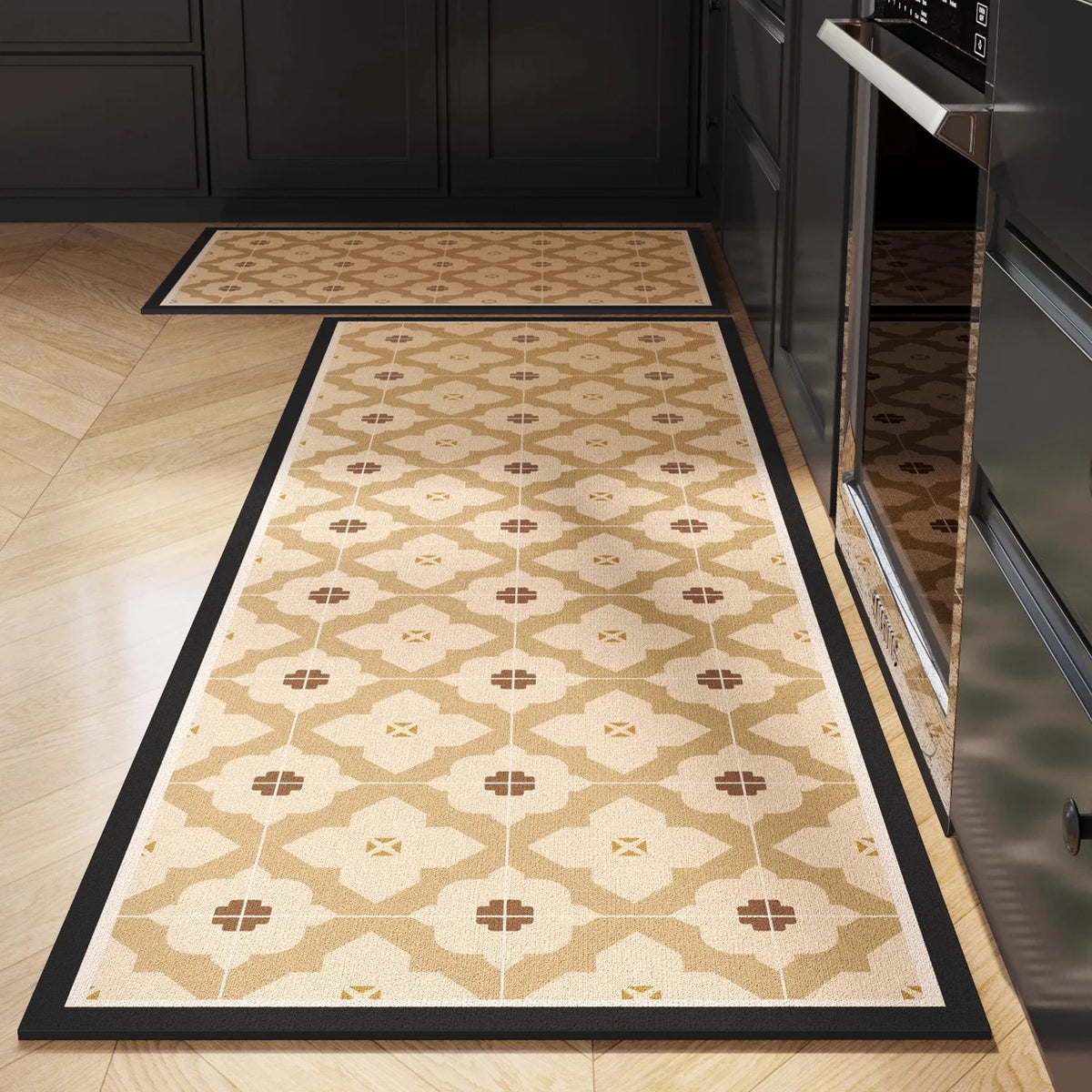 Kitchen Carpet Long Floor Mat Waterproof Rug Non-slip Carpets Pvc Leather Home Decoration Rugs Alfombra De Cocina
