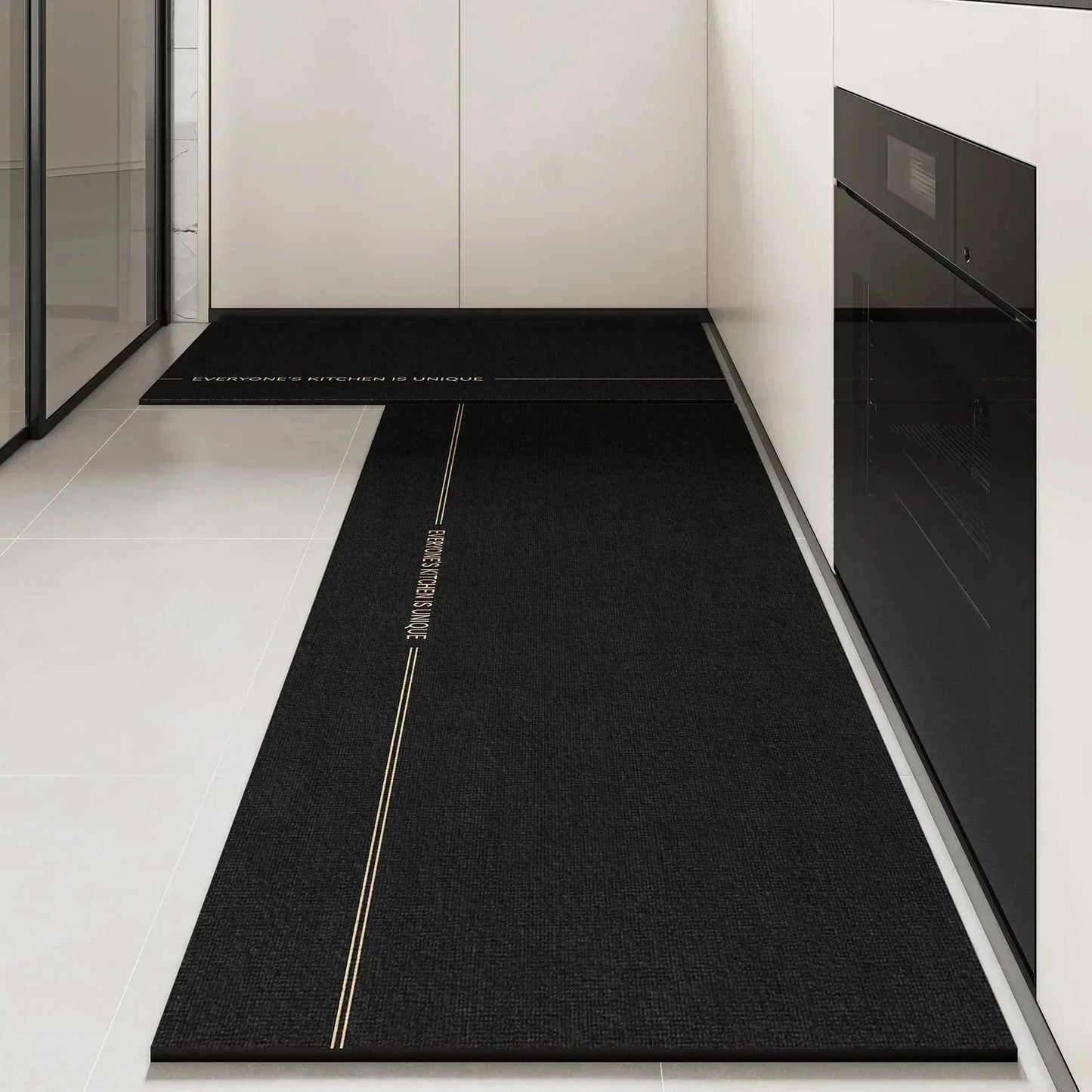 Rug for Kitchen Waterproof Floor Mat Long Carpet Pvc Leather Non-slip Oil-proof Foot Mats Minimalist Home Decoration Rugs