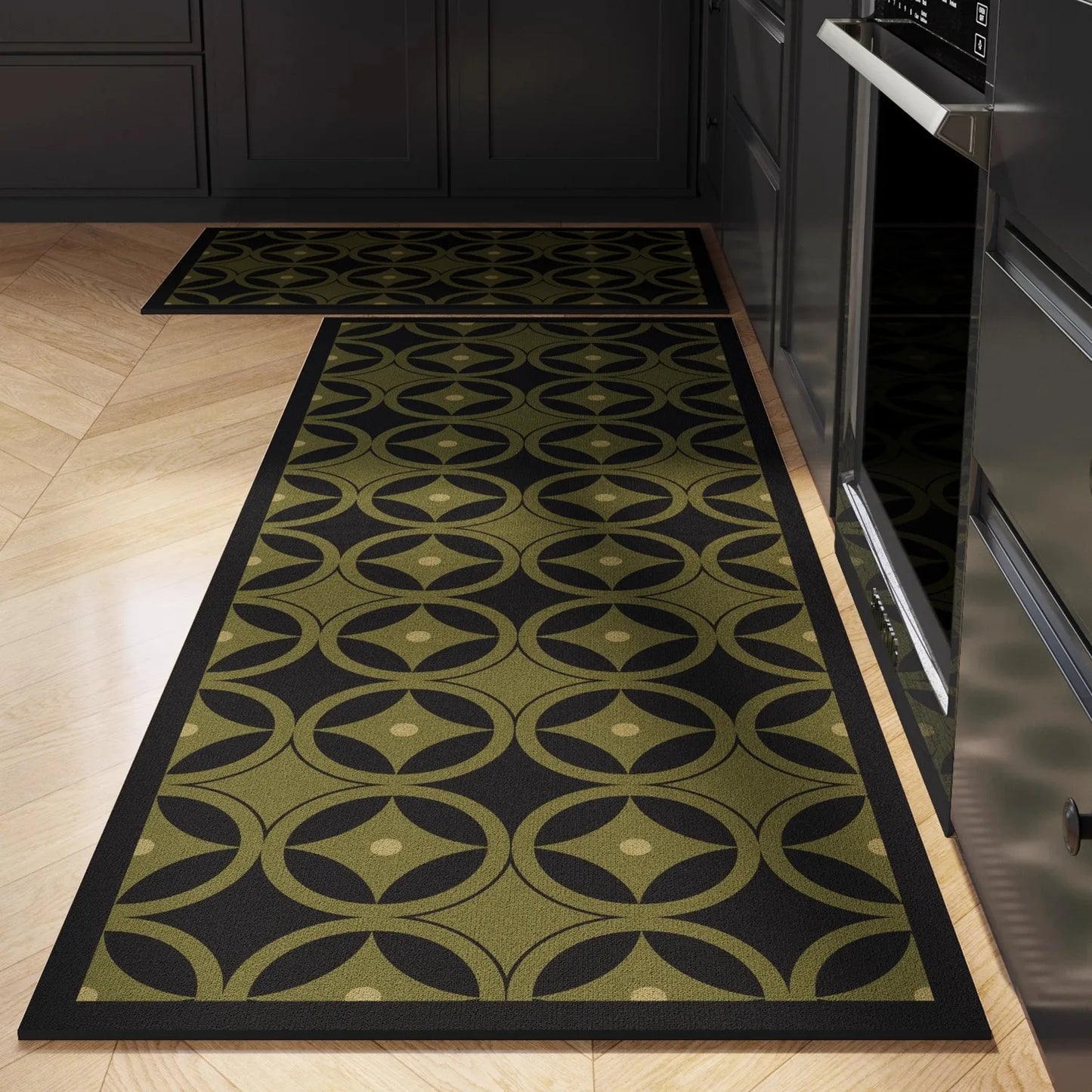 Kitchen Carpet Long Floor Mat Waterproof Rug Non-slip Carpets Pvc Leather Home Decoration Rugs Alfombra De Cocina